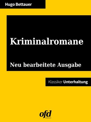 cover image of Kriminalromane